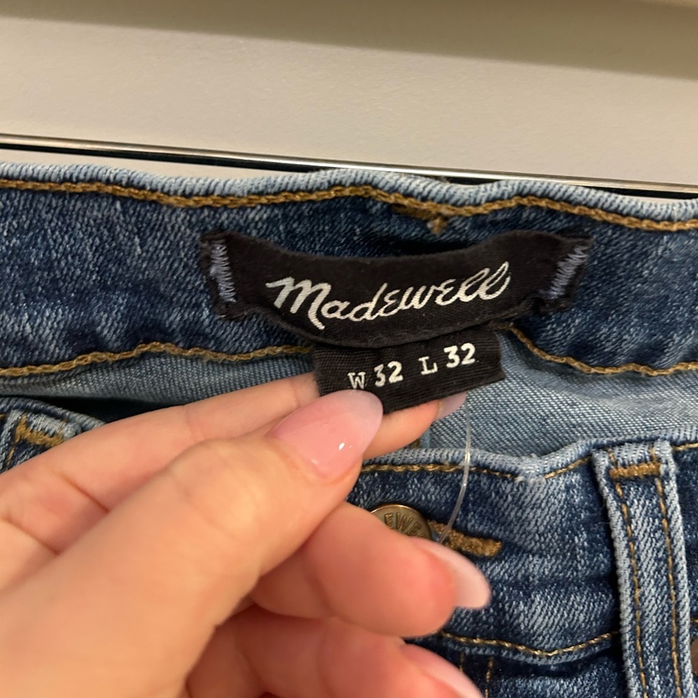 Madewell Men’s slim jeans in light fade Size 32 EUC J0527 - Picture 6 of 9